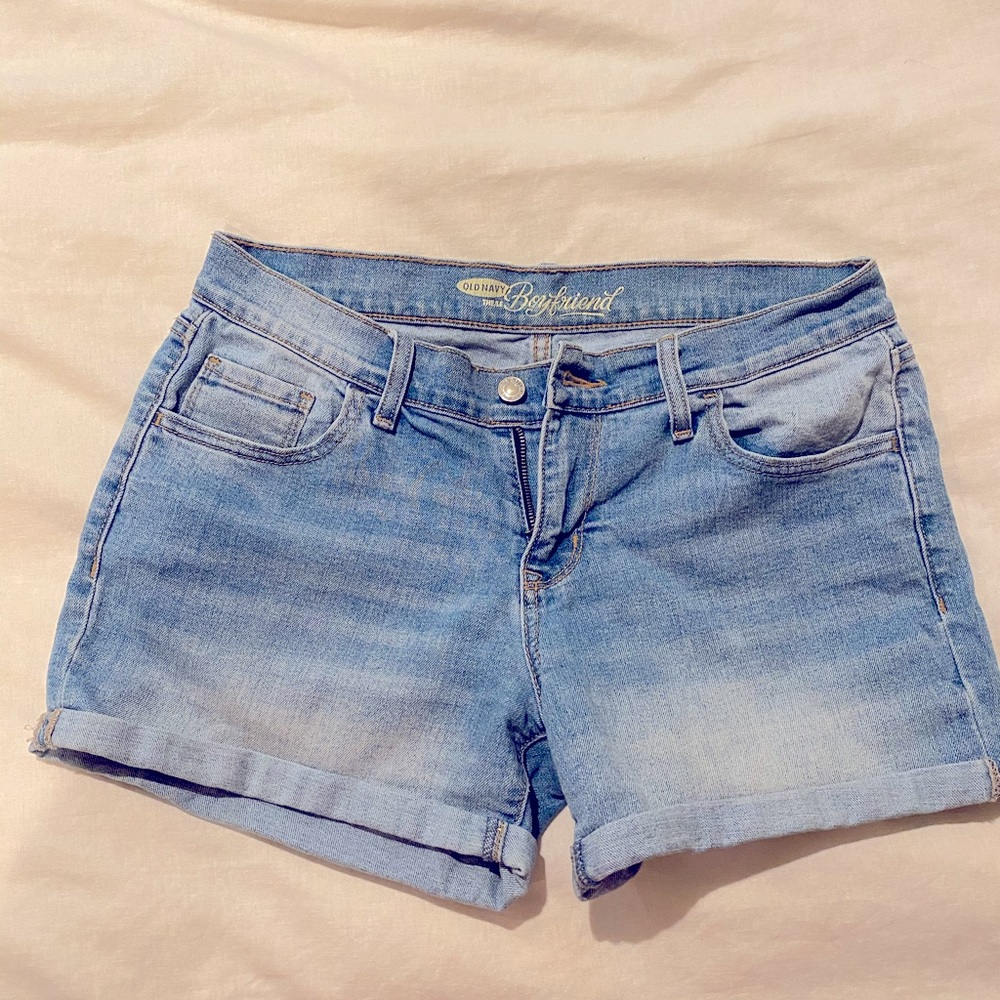 Denim shorts